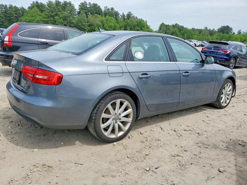 2013 Audi A4 VIN WAUFFAFL8DN048786 COPART salvage auction — FRONT END, Nj - Cert Of Title-Salvage, sold $425 on 2026-07-27 (photo 3)
