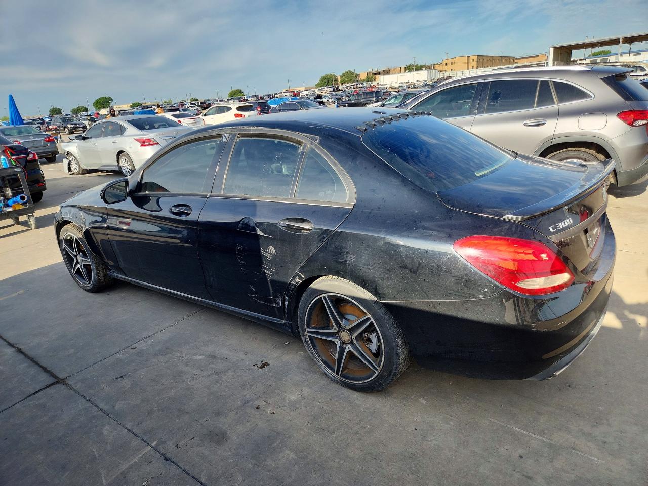 2016 Mercedes-Benz C-Class VIN 55SWF4JB9GU161330 COPART salvage auction — Side, TX - CERTIFICATE OF TITLE, sold $1,150 on 2026-07-09 (photo 2)