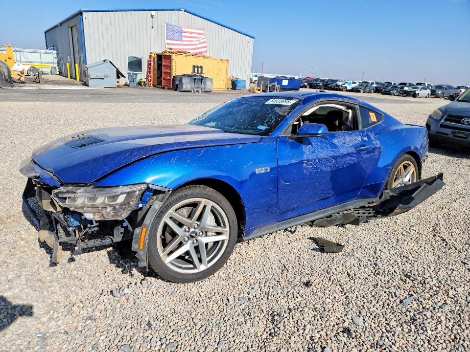 2024 Ford Mustang VIN 1FA6P8CFXR5408063 COPART salvage auction — ALL OVER, Tx - Salvage Vehicle Title, sold $5,300 on 2026-07-02 (photo 1)