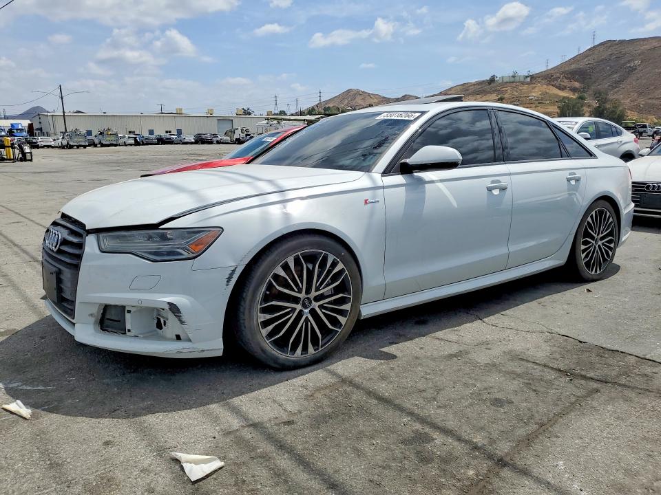 2018 Audi A6 VIN WAUG3AFC0JN007240 COPART salvage auction — FRONT END, Ca - Dis/Dlr/Exp Only Salvage Cert, sold $4,300 on 2026-07-30 (photo 1)