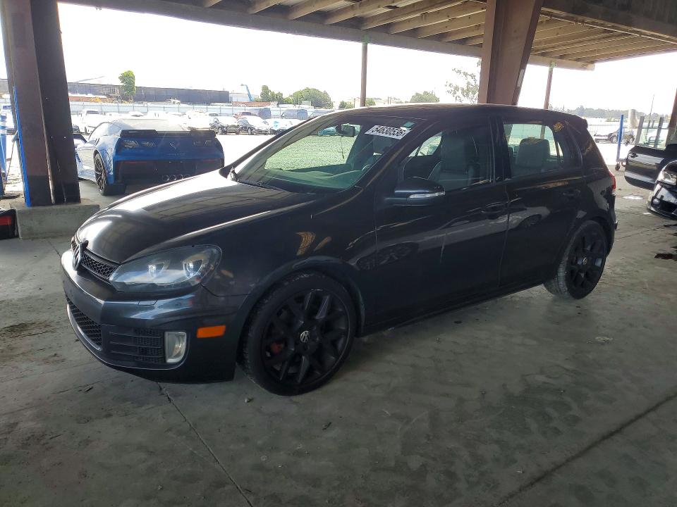 2013 Volkswagen Gti VIN WVWHD7AJ5DW132813 COPART salvage auction — REAR END, Ca - Salvage Certificate, sold $2,650 on 2026-08-10 (photo 1)