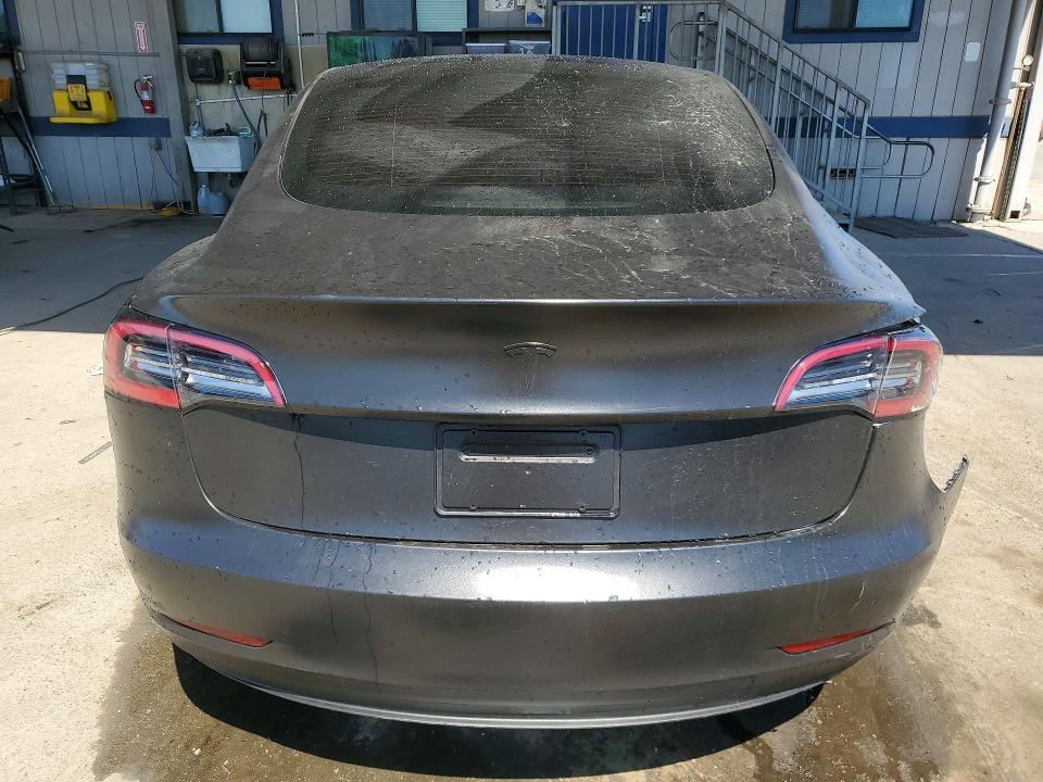 2023 Tesla Model 3 VIN 5YJ3E1EA8PF447449 COPART salvage auction — REAR END, Ca - Salvage Certificate, sold $5,200 on 2026-07-13 (photo 6)