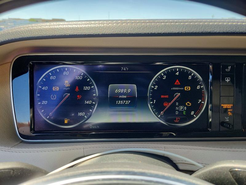 2015 Mercedes-benz S-klasse VIN WDDUG8CB6FA116305 COPART salvage auction — SIDE, Nv - Certificate Of Title, sold $7,600 on 2026-07-06 (photo 9)