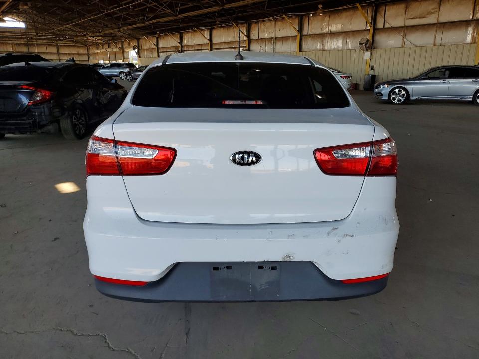 2016 Kia Rio VIN KNADM4A32G6559723 COPART salvage auction — FRONT END, Az - Certificate Of Title (P), sold $675 on 2026-07-20 (photo 6)