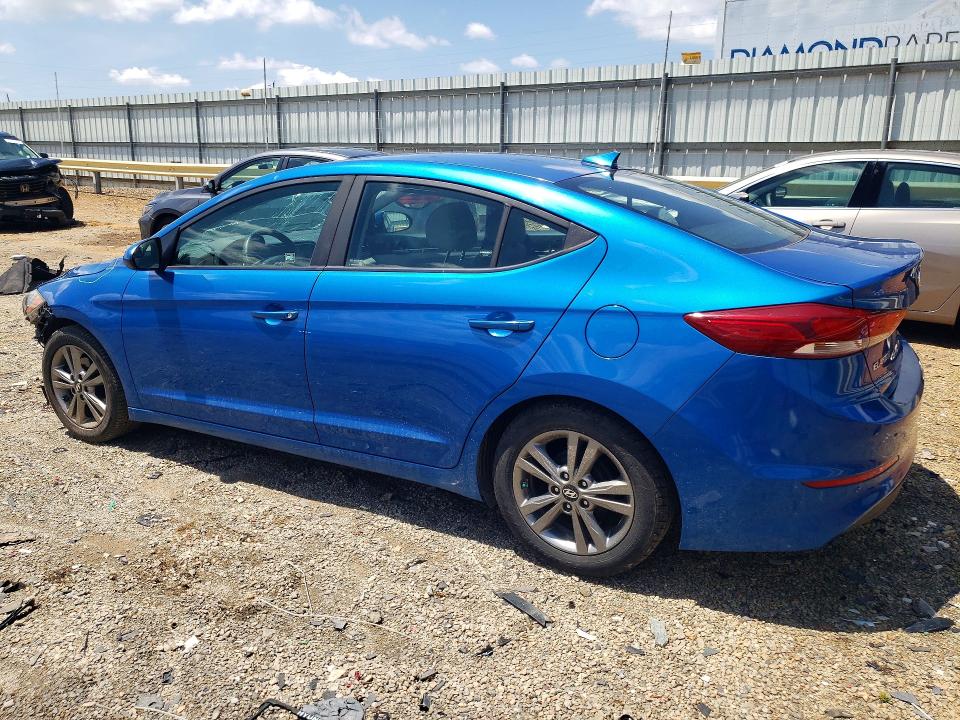 2017 Hyundai Elantra VIN KMHD84LF6HU401862 COPART salvage auction — FRONT END, Va - Cert Of Title - Salvage, sold $2,150 on 2026-07-10 (photo 2)