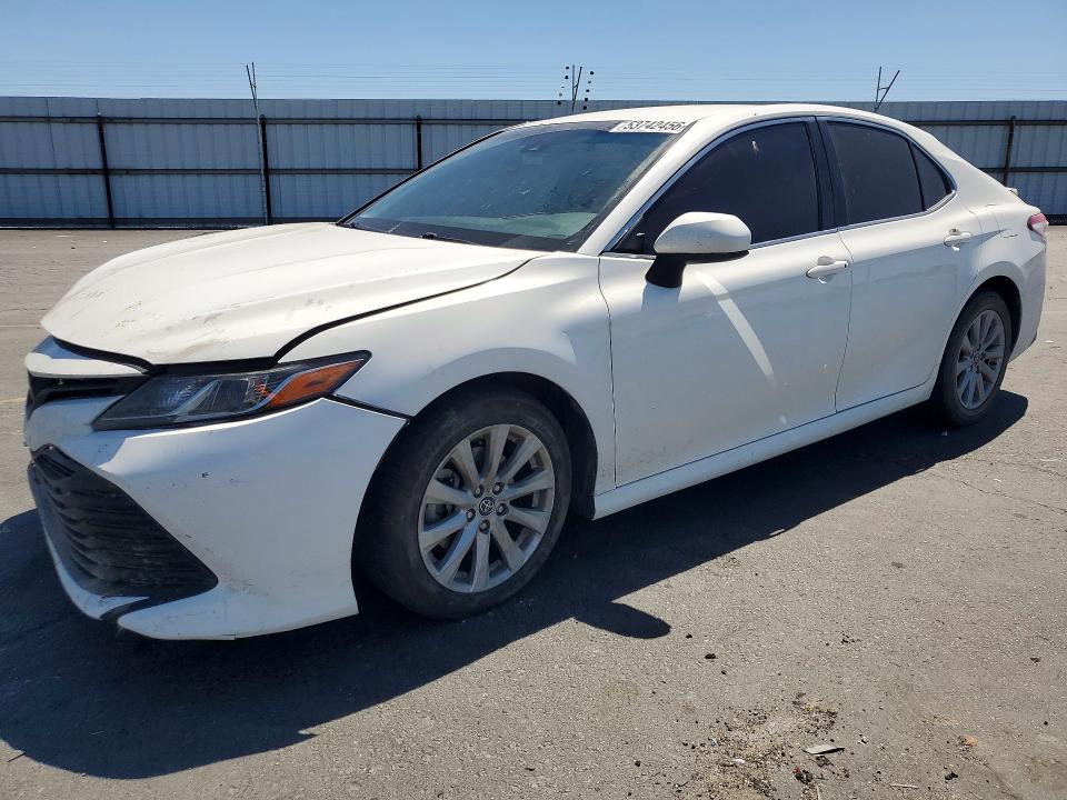 2018 Toyota Camry VIN JTNB11HK5J3051832 COPART salvage auction — FRONT END, Ca - Salvage Certificate, sold $3,800 on 2026-07-13 (photo 1)