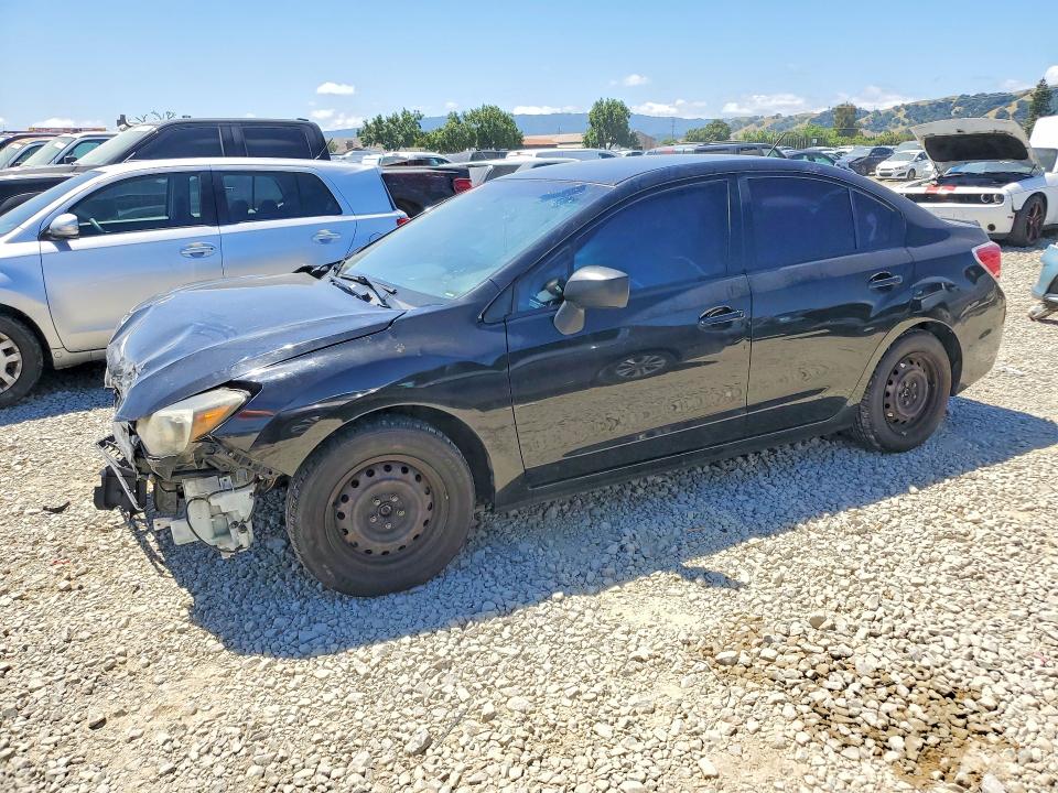 2015 Subaru Impreza VIN JF1GJAA62FG007655 COPART salvage auction — FRONT END, Ca - Salvage Certificate, sold $500 on 2026-07-16 (photo 1)