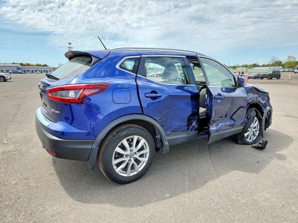 2020 Nissan Rogue sport VIN JN1BJ1CW6LW383717 COPART salvage auction — SIDE, NY - MV-907A SALVAGE CERTIFICATE, sold $2,550 on 2026-07-13 (photo 3)