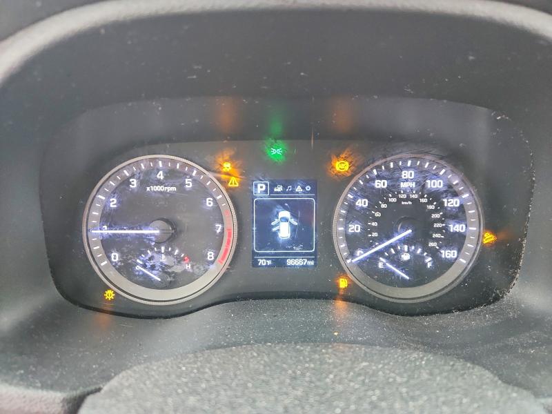 2017 Hyundai Tucson VIN KM8J33A28HU557350 COPART salvage auction — FRONT END, Il - Salvage Certificate, sold $3,500 on 2026-07-29 (photo 9)