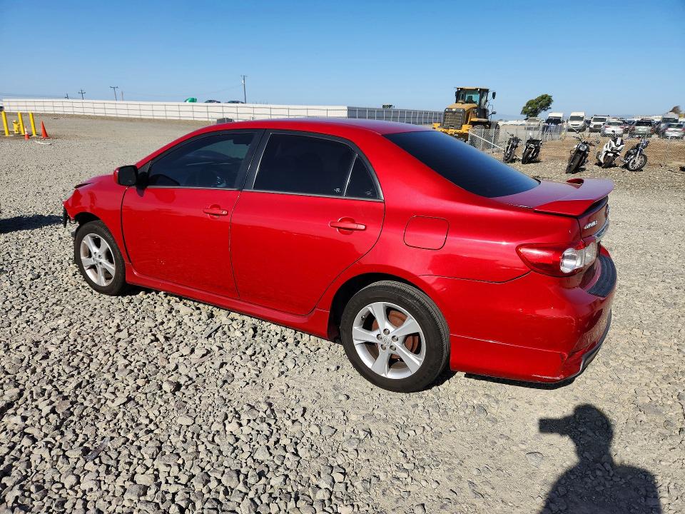 2013 Toyota Corolla VIN 5YFBU4EE1DP184840 COPART salvage auction — FRONT END, Ca - Salvage Certificate, sold $650 on 2026-07-13 (photo 2)