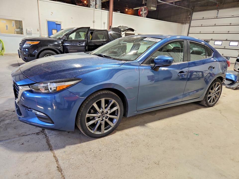 2018 Mazda VIN 3MZBN1V38JM189222 COPART salvage auction — REAR END, Mn - Cert Of Title-Salvage, sold $4,650 on 2026-07-02 (photo 1)