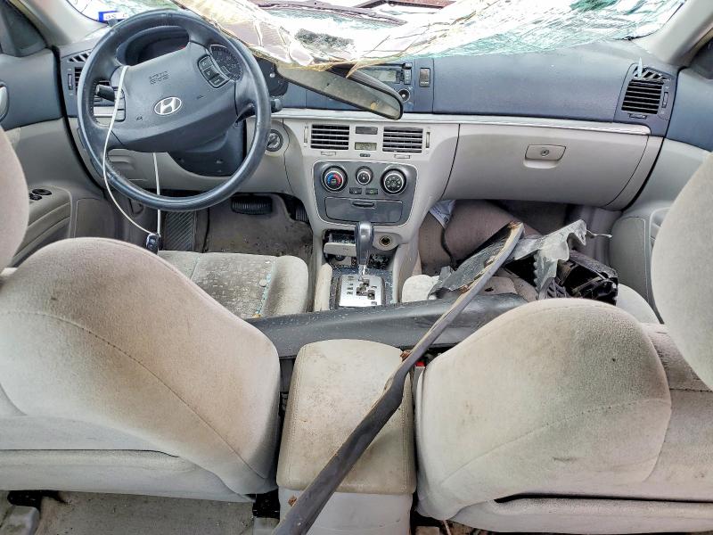 2007 Hyundai Sonata VIN 5NPET46CX7H238828 COPART salvage auction — ROLLOVER, Tx - Salvage Vehicle Title, sold $150 on 2026-07-10 (photo 8)