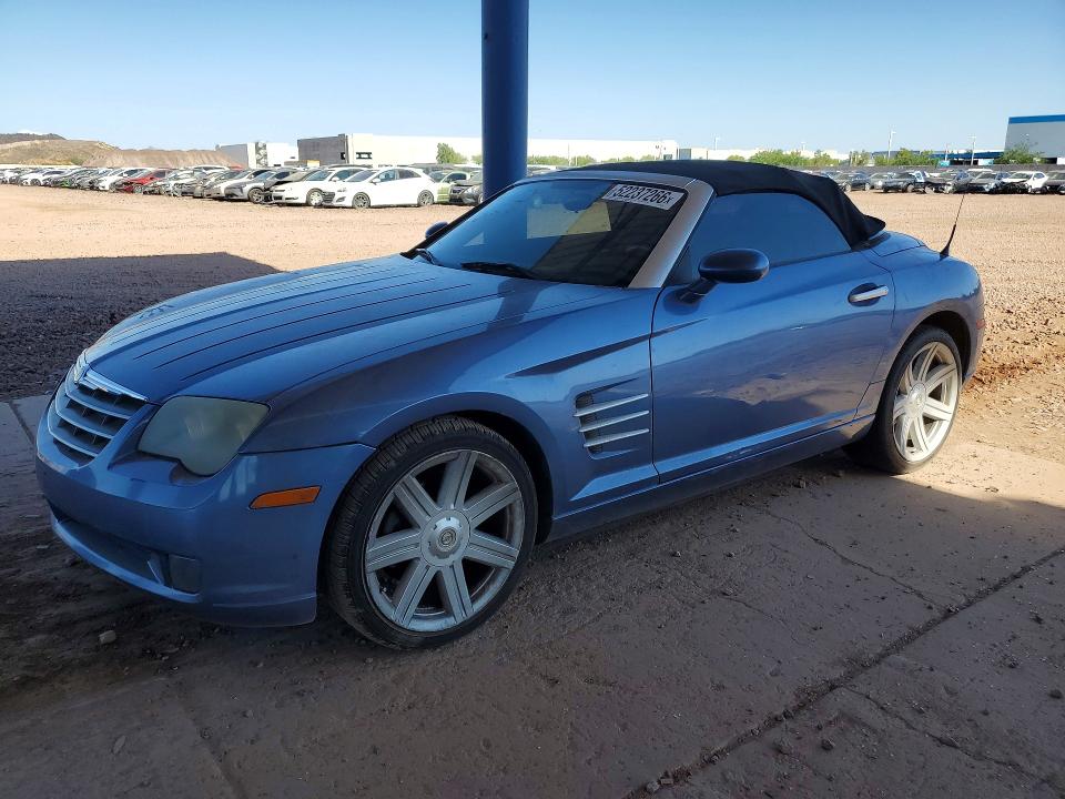 2005 Chrysler Crossfire VIN 1C3AN65L75X045399 COPART salvage auction — FRONT END, Az - Cert Of Title - Salvage, sold $825 on 2026-07-02 (photo 1)