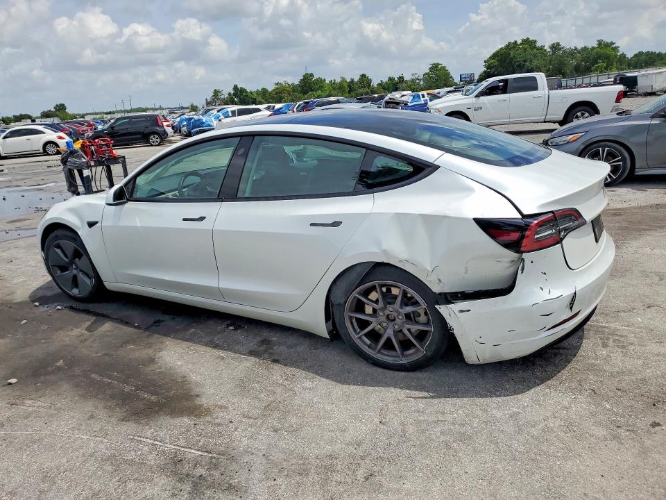 2023 Tesla Model 3 VIN 5YJ3E1EA6PF656060 COPART salvage auction — REAR END, Fl - Cert Of Title Slvg Rebuildable, sold $7,600 on 2026-07-14 (photo 2)