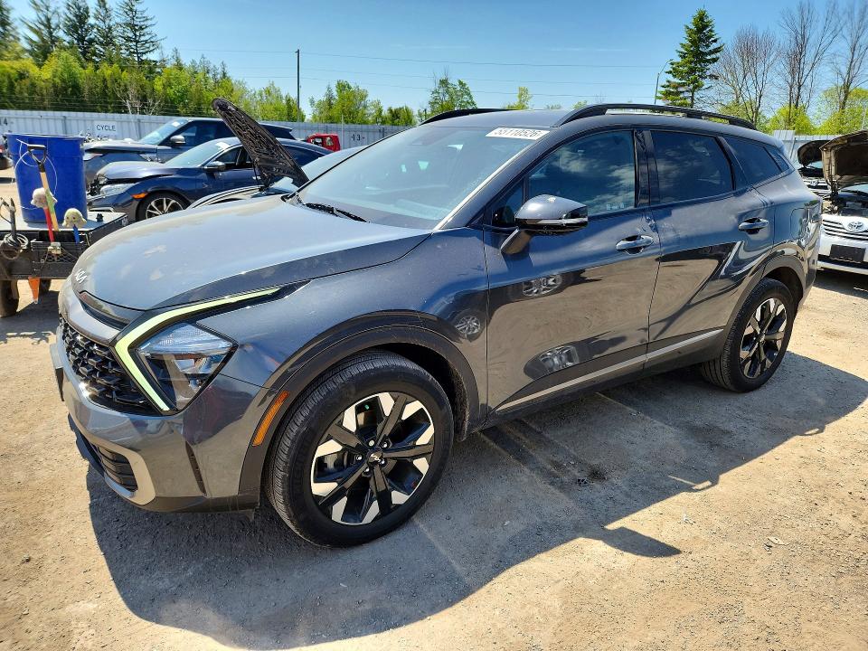 2024 Kia Sportage VIN KNDPUCDF5R7216269 COPART salvage auction — SIDE, On - Permit No Brand - Unfit, sold $11,600 on 2026-07-14 (photo 1)