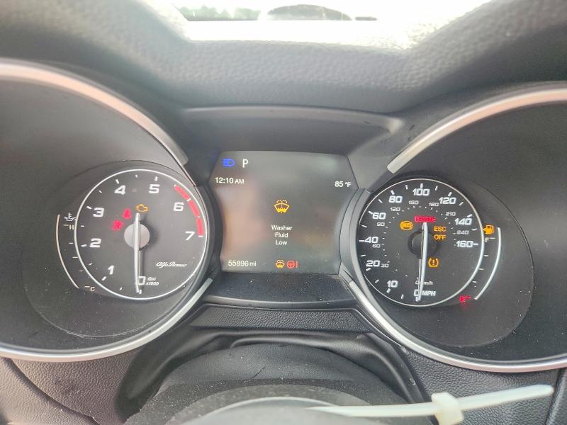 2022 Alfa romeo Stelvio VIN ZASPAJANXN7D26857 COPART salvage auction — FRONT END, Tx - Salvage Vehicle Title, sold $200 on 2026-07-21 (photo 9)