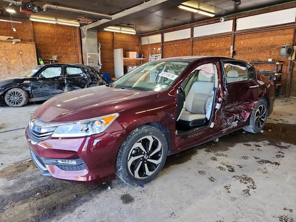 2017 Honda Accord VIN 1HGCR2F80HA105575 COPART salvage auction — SIDE, Pa - Certificate Of Salvage, sold $4,100 on 2026-07-02 (photo 1)