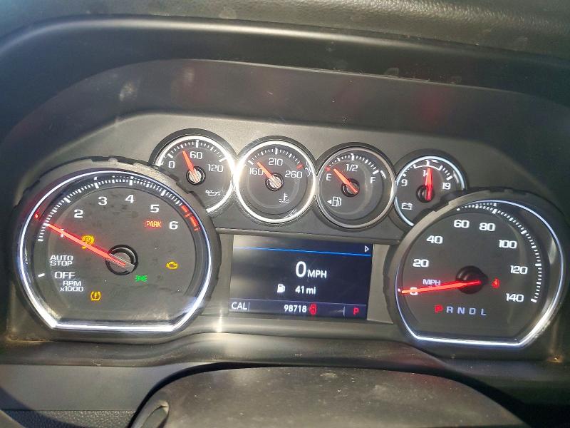2021 Chevrolet Silverado 1500 VIN 3GCPWCEKXMG367837 COPART salvage auction — DAMAGE HISTORY, Az - Certificate Of Title, sold $8,000 on 2026-07-27 (photo 9)
