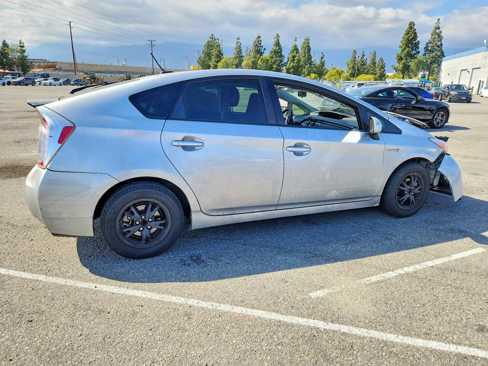 2013 Toyota Prius VIN JTDKN3DU4D5701819 COPART salvage auction — FRONT END, Ca - Salvage Certificate, sold $625 on 2026-07-16 (photo 3)