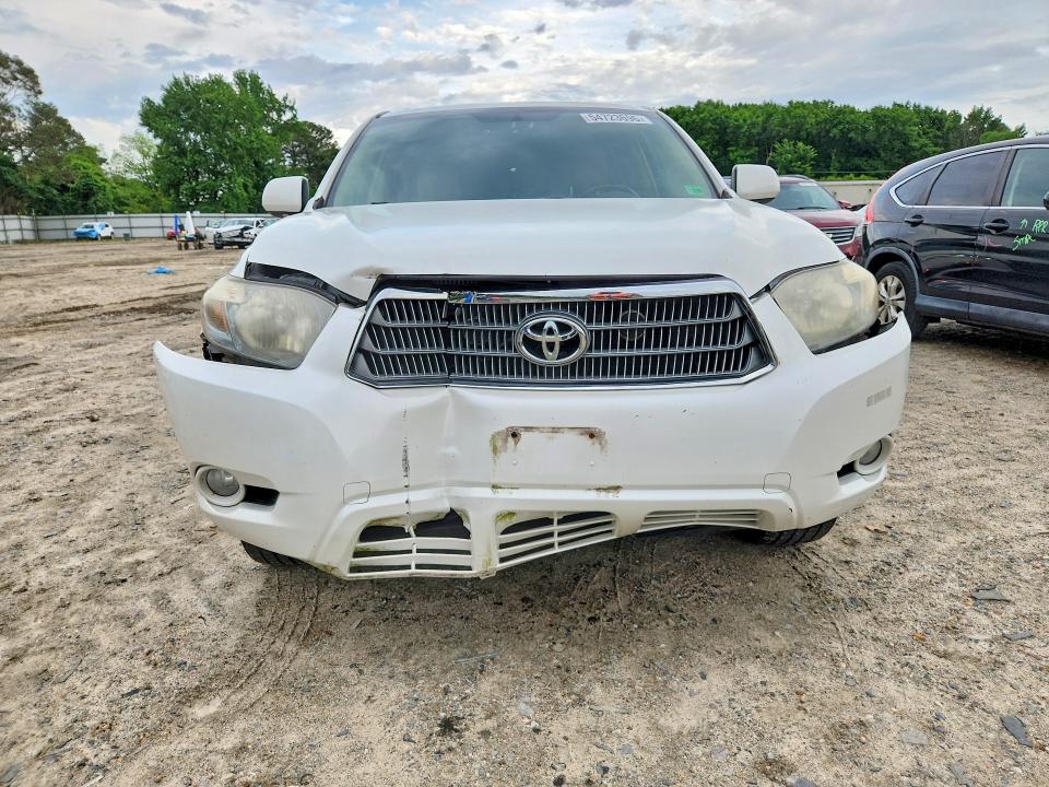 2010 Toyota Highlander hybrid VIN JTEJW3EHXA2048416 COPART salvage auction — FRONT END, Va - Certificate Of Title, sold $2,750 on 2026-07-07 (photo 5)