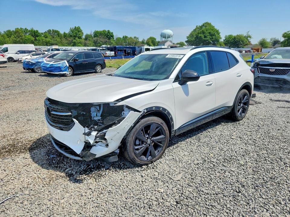 2023 Buick Envision VIN LRBFZNR43PD076011 COPART salvage auction — FRONT END, Nj - Cert Of Title-Salvage, sold $6,700 on 2026-07-31 (photo 1)