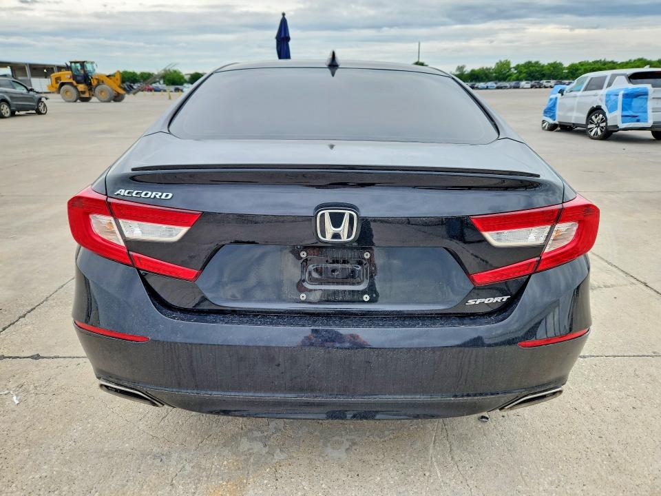 2022 Honda Accord VIN 1HGCV1F33NA064655 COPART salvage auction — FRONT END, Tx - Certificate Of Title, sold $8,300 on 2026-07-09 (photo 6)