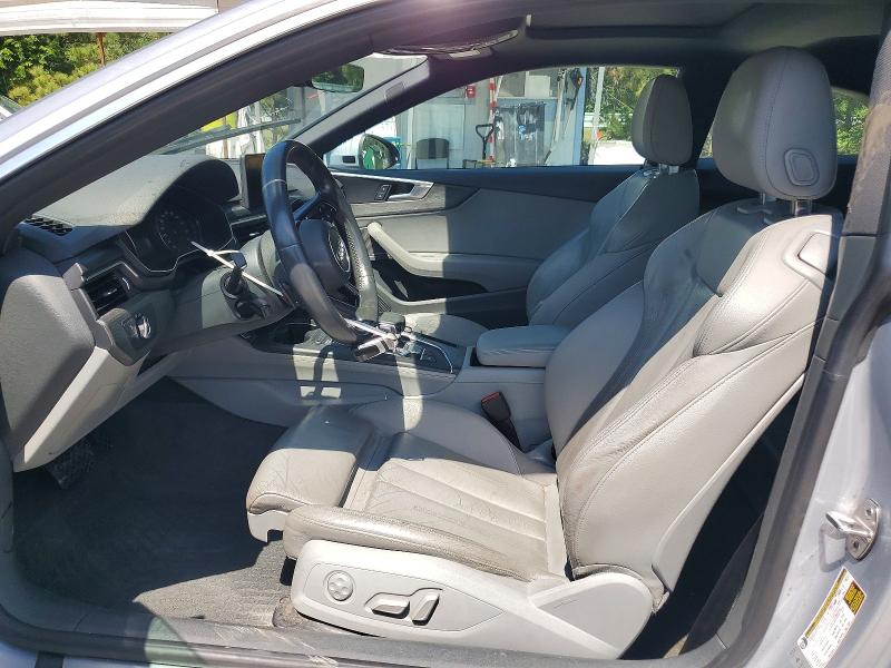 2018 Audi A5 VIN WAUTNAF56JA030474 COPART salvage auction — REAR END, Tx - Certificate Of Title, sold $925 on 2026-07-24 (photo 7)