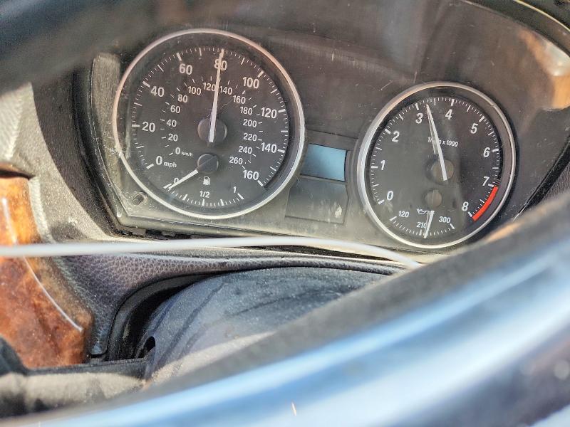 2007 BMW 3er VIN WBAWV13587PK49010 COPART salvage auction — FRONT END, Ca - Salvage Certificate, sold $150 on 2026-07-31 (photo 9)