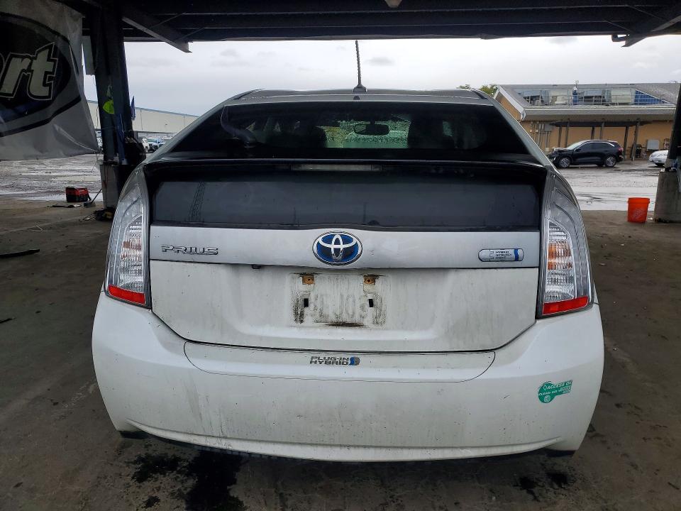 2012 Toyota Prius VIN JTDKN3DPXC3004806 COPART salvage auction — FRONT END, Ca - Salvage Certificate, sold $150 on 2026-07-21 (photo 6)