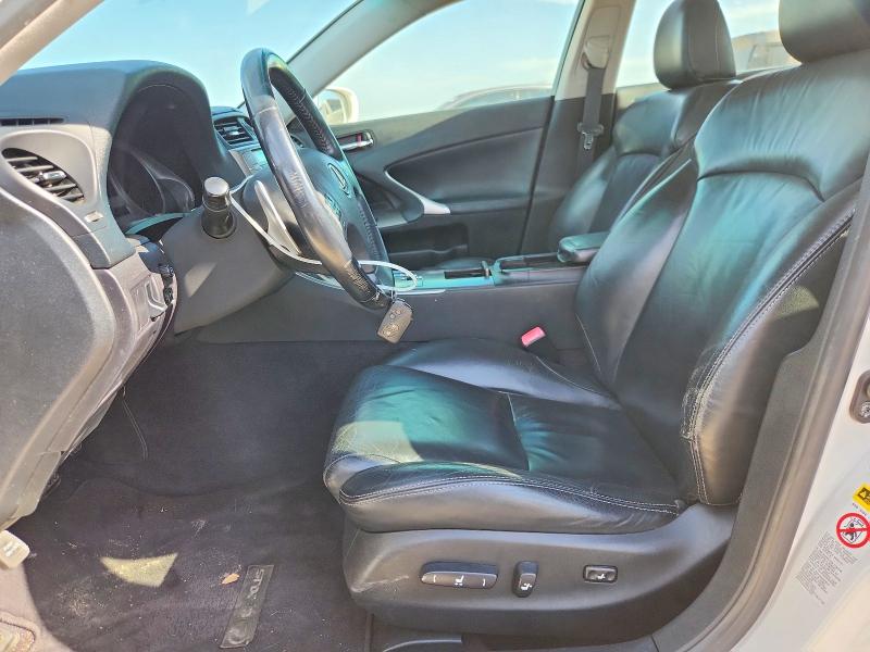 2009 Lexus Is VIN JTHBK262695106183 COPART salvage auction — FRONT END, Tx - Salvage Vehicle Title, sold $3,550 on 2026-07-02 (photo 7)