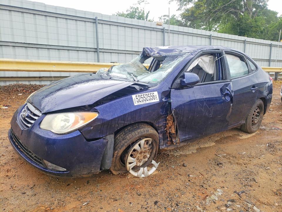 2010 Hyundai Elantra VIN KMHDU4AD4AU164551 COPART salvage auction — ROLLOVER, VA - CERT OF TITLE - SALVAGE, sold $100 on 2026-07-24 (photo 1)
