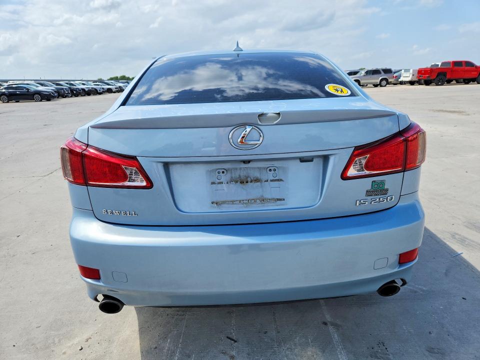 2011 Lexus Is VIN JTHBF5C22B5153758 COPART salvage auction — HAIL, Tx - Certificate Of Title, sold $4,100 on 2026-07-13 (photo 6)