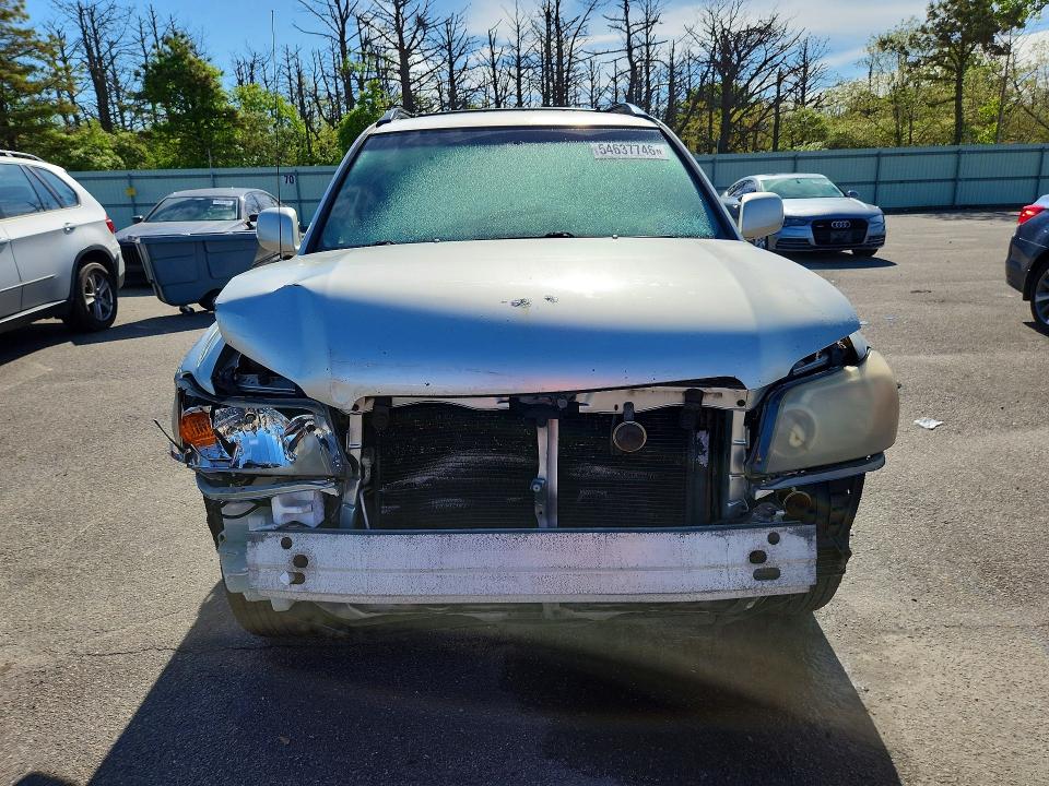 2004 Toyota Highlander VIN JTEEP21AX40011884 COPART salvage auction — FRONT END, NY - MV-907A SALVAGE CERTIFICATE, sold $700 on 2026-07-13 (photo 5)
