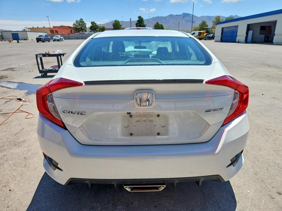 2020 Honda Civic VIN 19XFC2E80LE002063 COPART salvage auction — FRONT END, Tx - Salvage Vehicle Title, sold $125 on 2026-07-10 (photo 6)