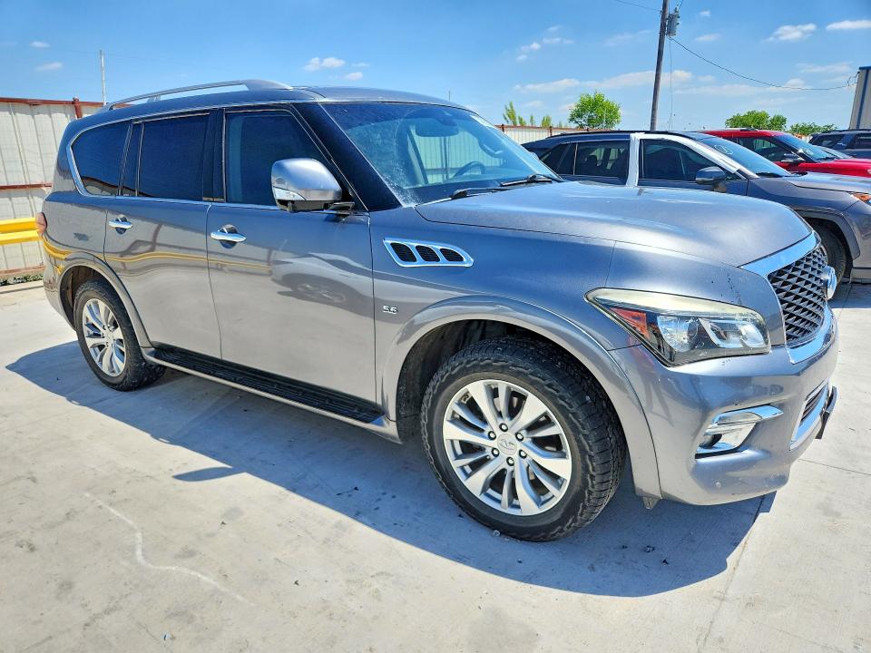 2017 Infiniti Qx80 VIN JN8AZ2NE3H9151131 COPART salvage auction — HAIL, Tx - Salvage Vehicle Title, sold $2,050 on 2026-07-31 (photo 4)