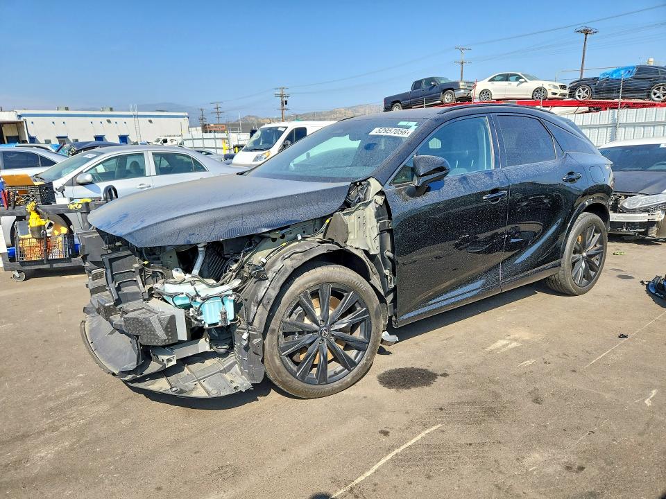 2023 Lexus Rx VIN 2T2BCMEA3PC007349 COPART salvage auction — FRONT END, Ca - Salvage Certificate, sold $29,500 on 2026-07-20 (photo 1)