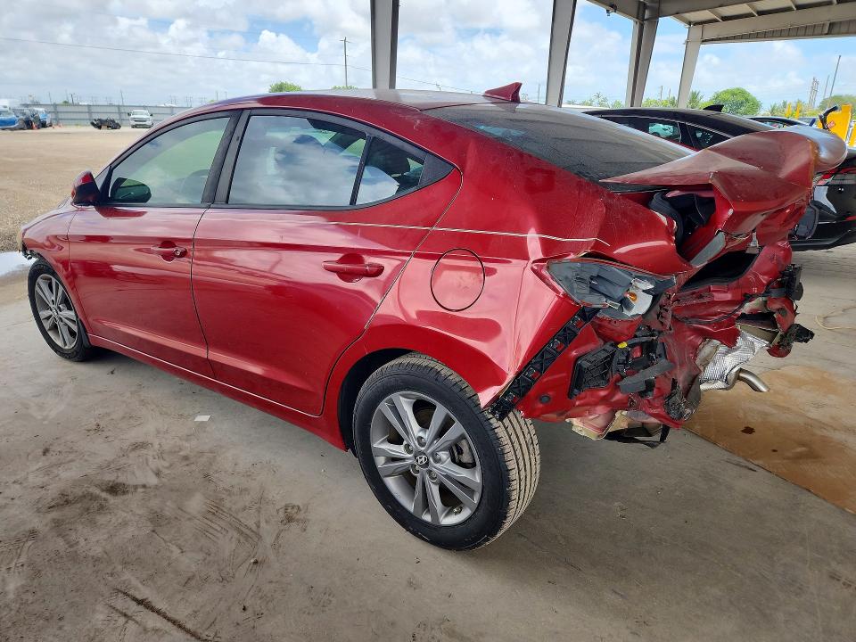 2018 Hyundai Elantra VIN KMHD84LF0JU470021 COPART salvage auction — REAR END, Fl - Cert Of Title Slvg Rebuildable, sold $1,600 on 2026-07-22 (photo 2)