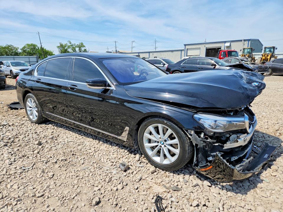 2019 BMW 7er VIN WBA7E4C58KGV28536 COPART salvage auction — FRONT END, Wv - Salvage Certificate, sold $3,650 on 2026-07-31 (photo 4)