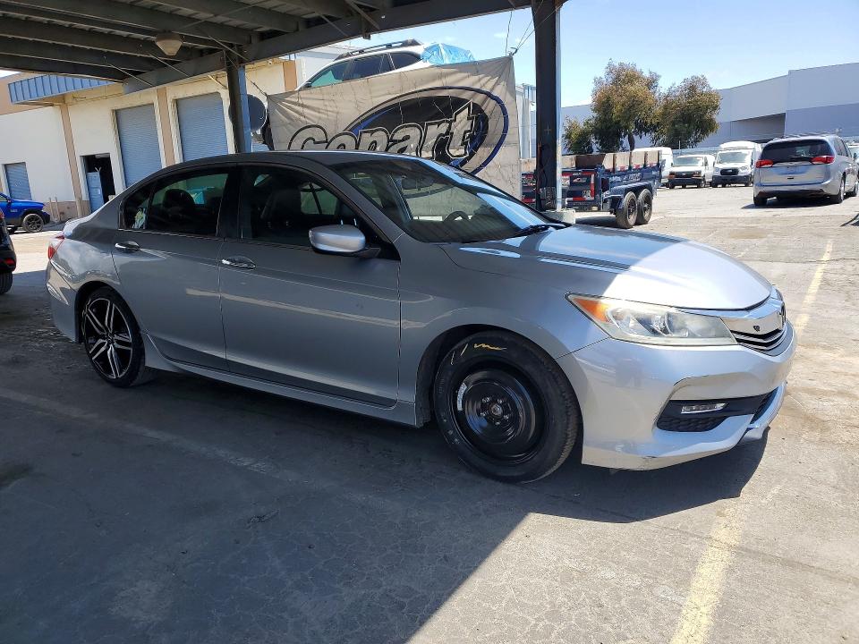 2017 Honda Accord VIN 1HGCR2F51HA123962 COPART salvage auction — SIDE, Ca - Salvage Certificate, sold $5,200 on 2026-07-02 (photo 4)
