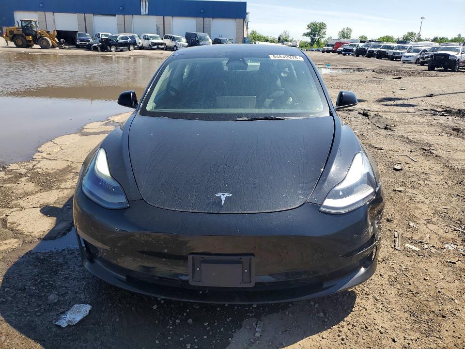 2022 Tesla Model 3 VIN 5YJ3E1EA1NF189868 COPART salvage auction — FRONT END, Mi - Certificate Of Title, sold $2,650 on 2026-07-24 (photo 5)