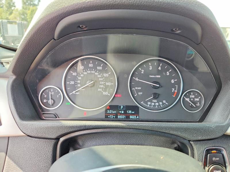 2015 BMW 3 series VIN WBA3B1G53FNT07900 COPART salvage auction — ALL OVER, CA - SALVAGE CERTIFICATE, sold $1,950 on 2026-07-09 (photo 9)