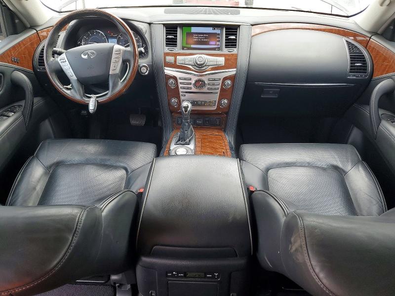 2018 Infiniti Qx80 VIN JN8AZ2NF8J9661926 COPART salvage auction — FRONT END, Tx - Certificate Of Title, sold $250 on 2026-07-28 (photo 8)