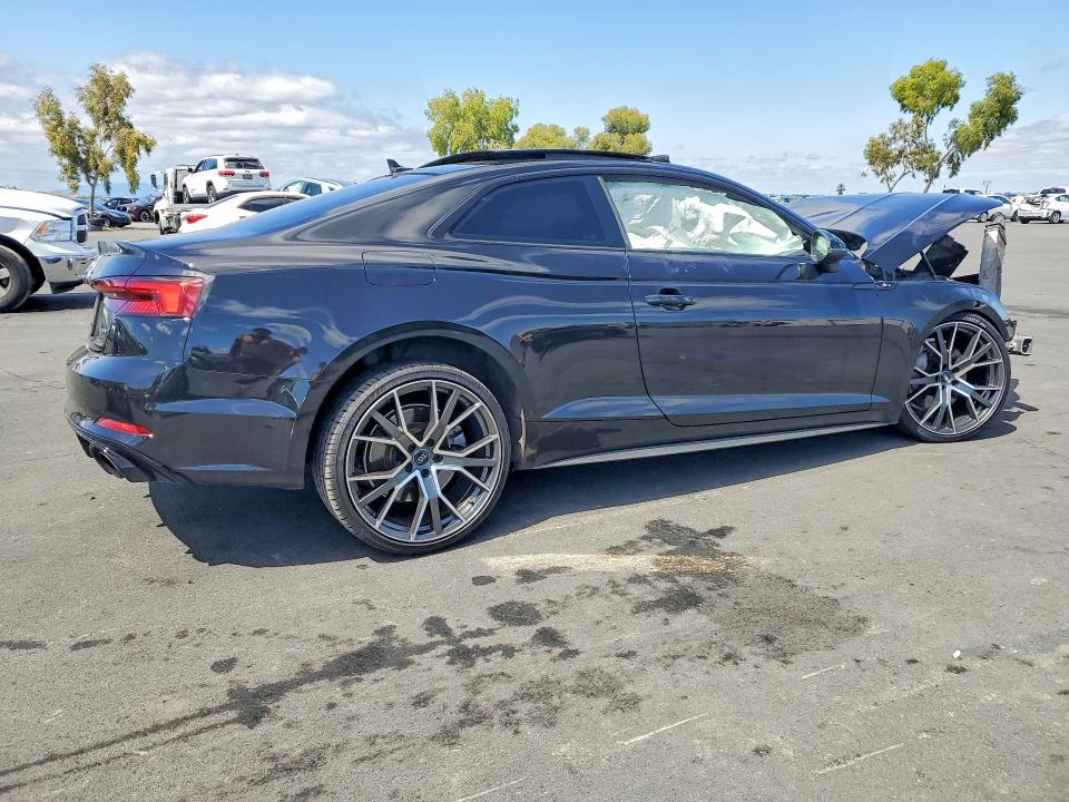 2019 Audi A5 VIN WAUSNAF59KA057374 COPART salvage auction — FRONT END, CA - SALVAGE CERTIFICATE, sold $1,300 on 2026-07-27 (photo 3)