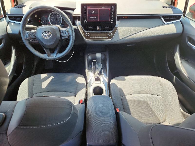 2020 Toyota Corolla VIN 5YFEPRAE5LP139051 COPART salvage auction — FRONT END, Or - Salvage Title Certificate, sold $150 on 2026-07-27 (photo 8)