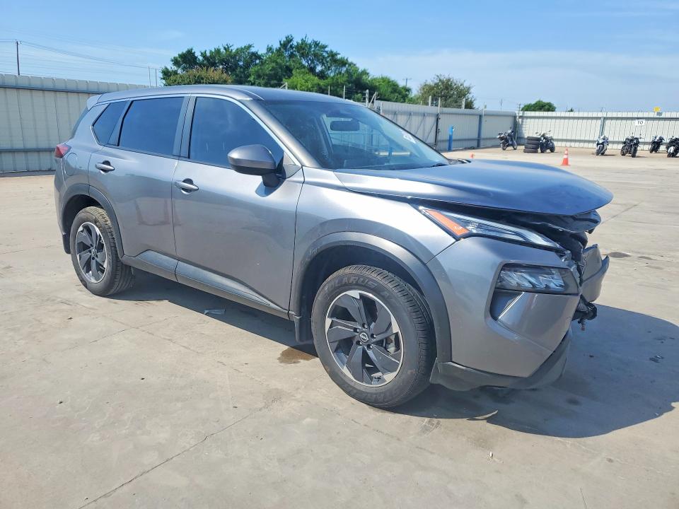 2024 Nissan Rogue VIN JN8BT3BA2RW350204 COPART salvage auction — FRONT END, Tx - Salvage Vehicle Title, sold $225 on 2026-07-23 (photo 4)
