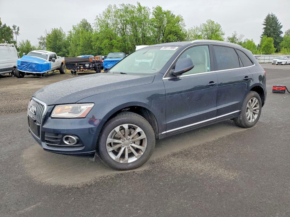 2014 Audi Q5 VIN WA1LFAFPXEA107199 COPART salvage auction — MINOR DENT/SCRATCHES, Or - Certificate Of Title, sold $1,700 on 2026-07-08 (photo 1)