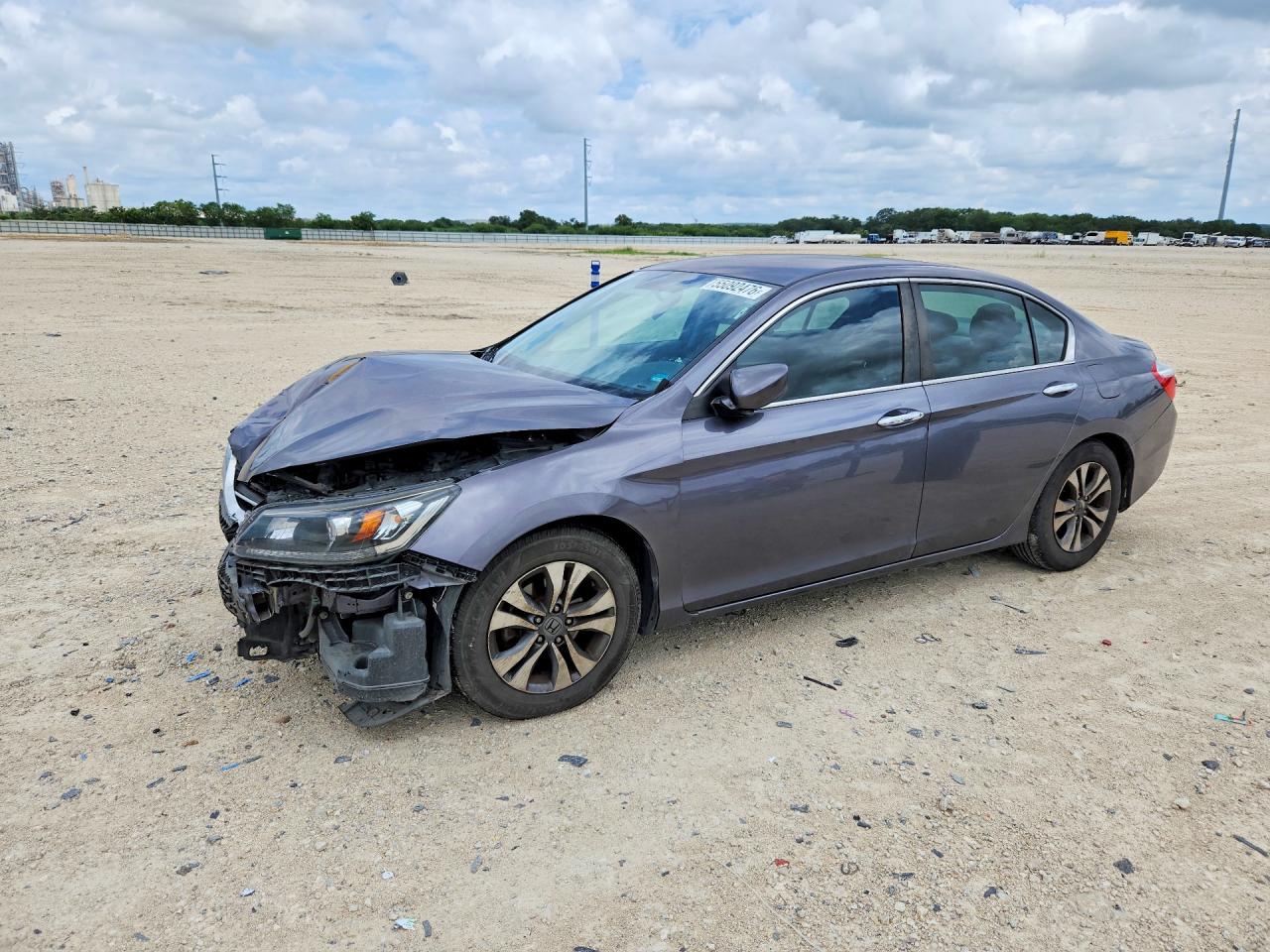 2015 Honda Accord VIN 1HGCR2F32FA193675 COPART salvage auction — Front End, TX - SALVAGE VEHICLE TITLE, sold $850 on 2026-07-09 (photo 1)