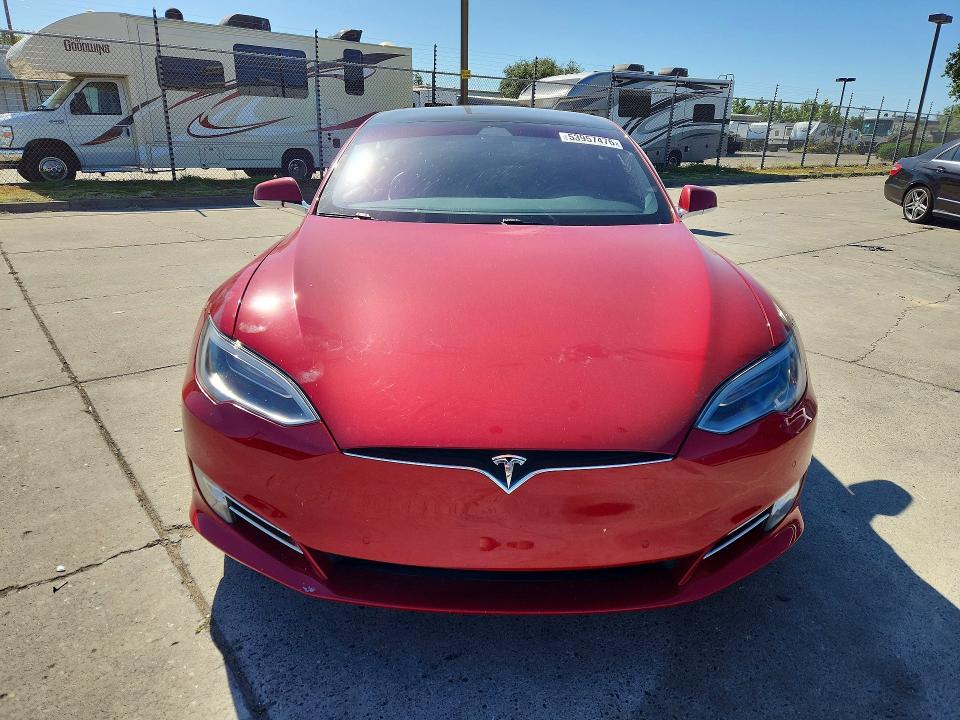 2018 Tesla Model s VIN 5YJSA1E21JF278575 COPART salvage auction — SIDE, Ca - Salvage Certificate, sold $5,300 on 2026-07-20 (photo 5)