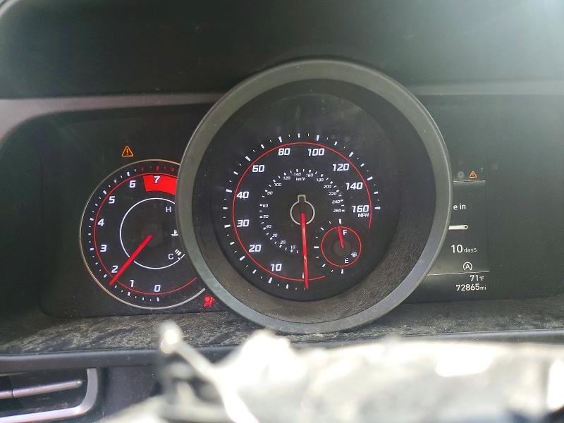 2021 Hyundai Elantra VIN KMHLL4AG2MU173584 COPART salvage auction — FRONT END, Ia - Cert Of Title-Salvage Title, sold $2,600 on 2026-07-17 (photo 9)