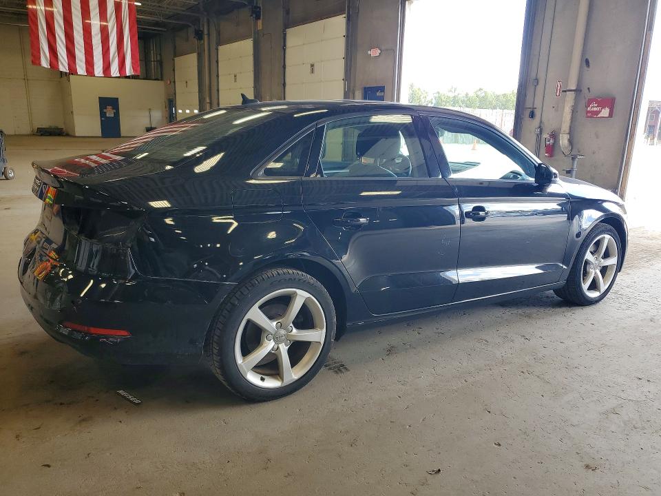 2016 Audi A3 VIN WAUA7GFF0G1007553 COPART salvage auction — REAR END, Mn - Cert Of Title-Salvage, sold $250 on 2026-07-21 (photo 3)